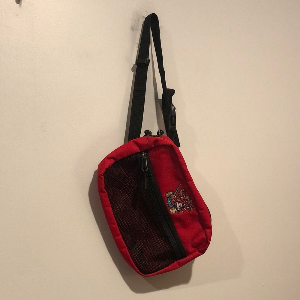 Loungefly LFM Disney Multicolor Mickey Mouse Embroidered  Fanny Pack